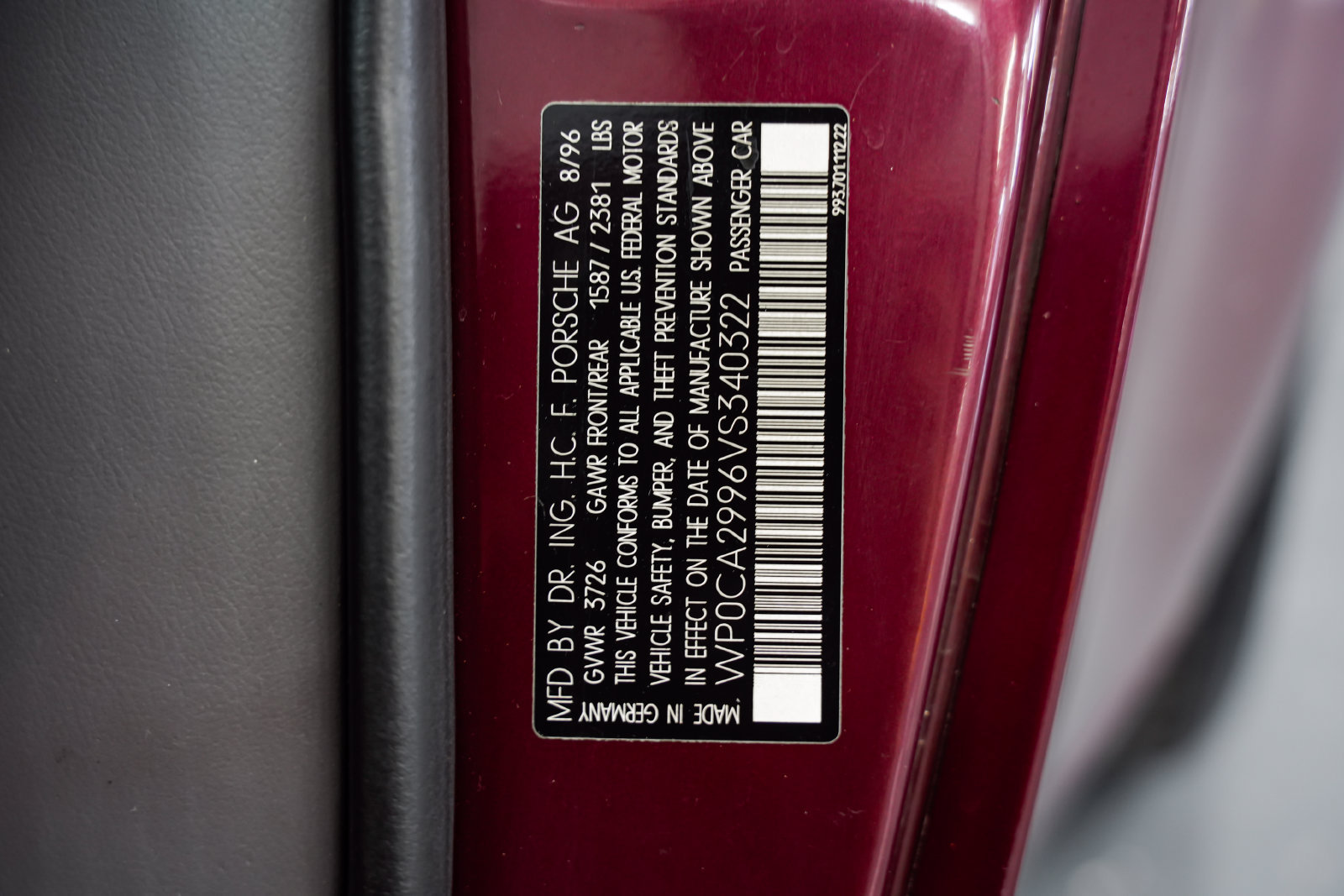 Used 1997 Porsche 911 Carrera RWD image 47
