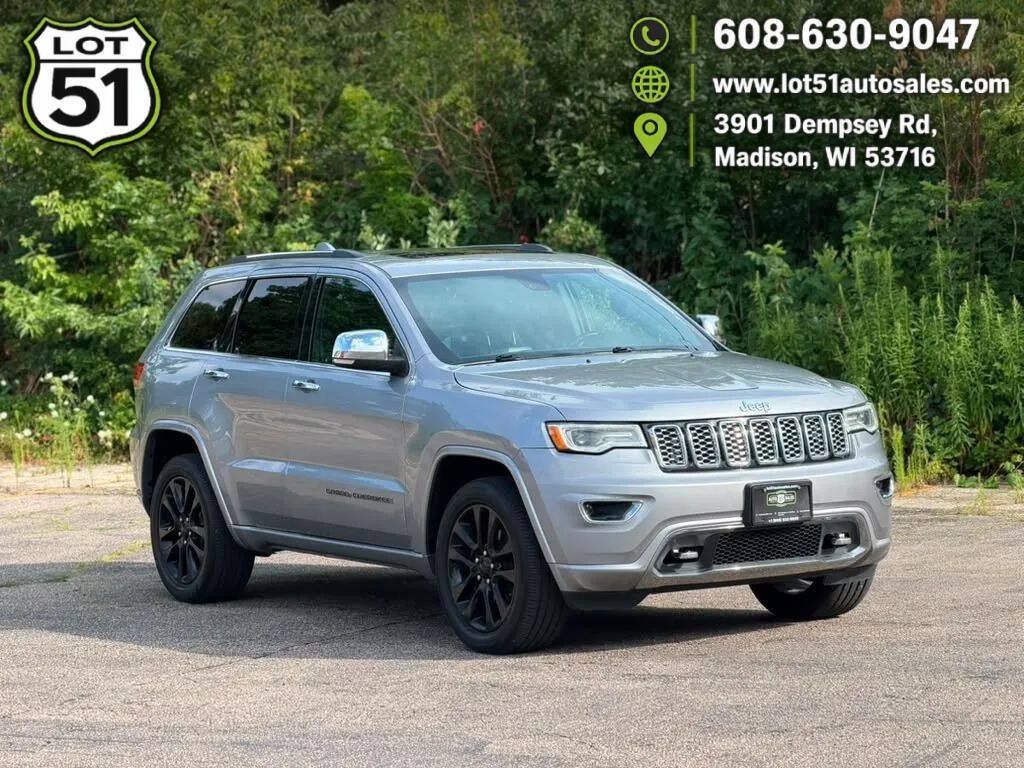 Used 2017 Jeep Grand Cherokee Overland AWD/4WD image 1