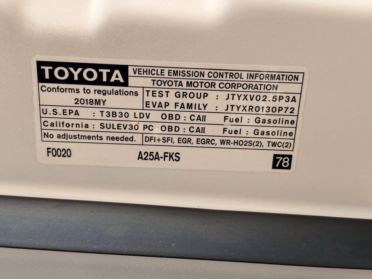 Used 2018 Toyota Camry LE FWD image 42