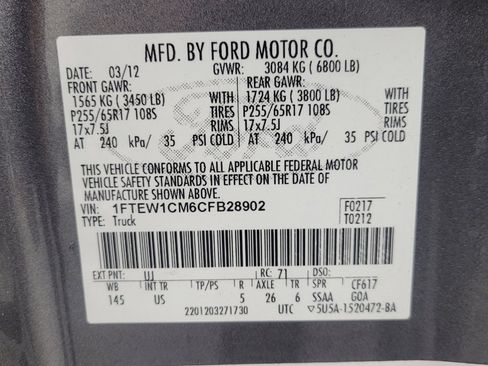 Used 2012 Ford F150 XLT w/ XLT Convenience Pkg image 33