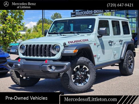 Used 2024 Jeep Wrangler Unlimited Rubicon w/ Safety Group AWD/4WD image 1