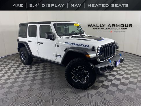 Used 2023 Jeep Wrangler Unlimited Rubicon 4xe w/ Cold Weather Group AWD/4WD image 1