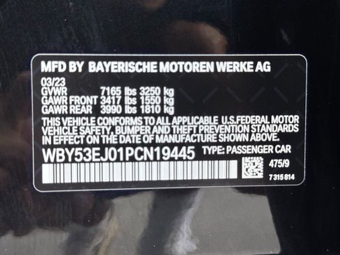 Used 2023 BMW i7 xDrive60 w/ Executive Package 2 image 52