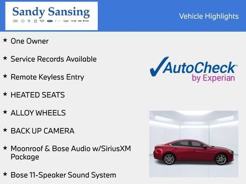 Used 2015 MAZDA MAZDA6 Touring FWD image 7