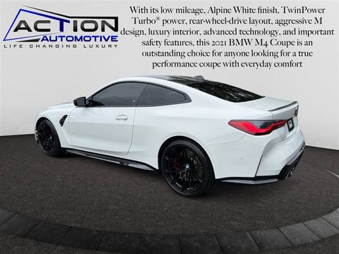 Used 2021 BMW M4 Coupe w/ M Carbon Exterior Package RWD image 6