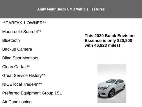 Used 2020 Buick Envision Essence image 4