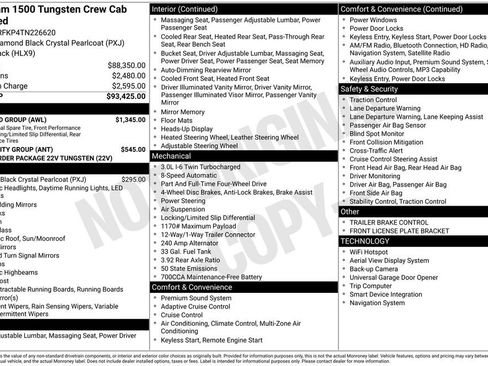 New 2026 RAM 1500 Tungsten w/ Off Road Group image 43