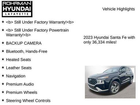 Used 2023 Hyundai Santa Fe SEL AWD/4WD image 7