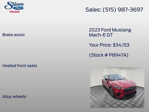 Certified 2023 Ford Mustang Mach-E GT AWD/4WD image 16
