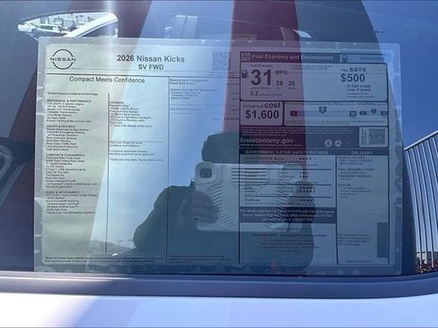 New 2026 Nissan Kicks SV FWD image 12