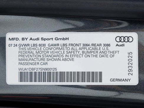 Used 2025 Audi RS 6 performance AWD/4WD image 87