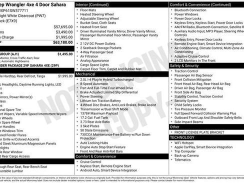 Used 2025 Jeep Wrangler Unlimited Sahara w/ Safety Group image 6