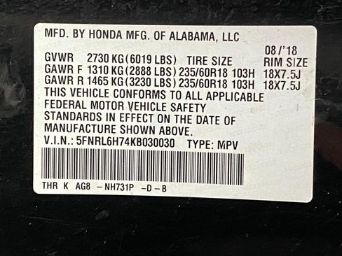 Used 2019 Honda Odyssey EX-L image 26