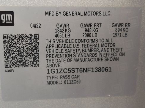 Used 2022 Chevrolet Malibu LS FWD image 33