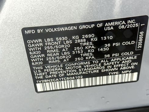 New 2026 Volkswagen Atlas SEL image 27