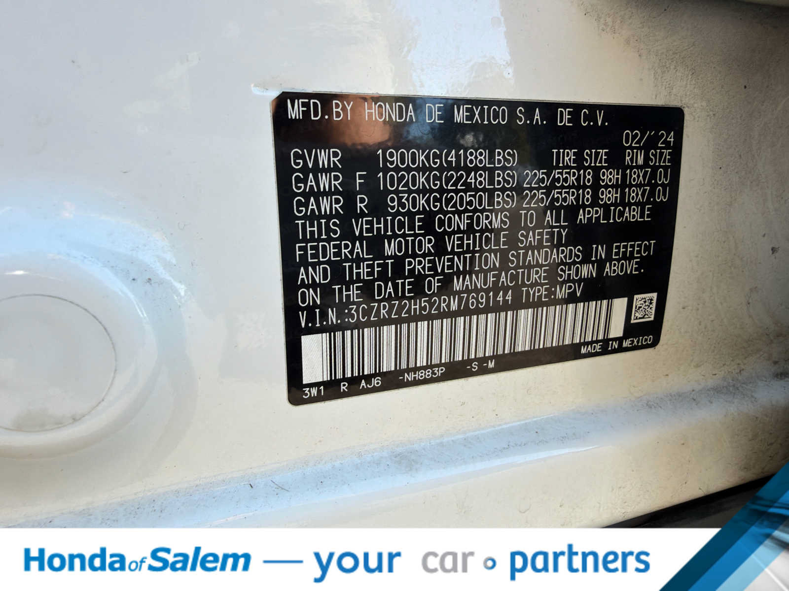 Used 2024 Honda HR-V Sport image 21