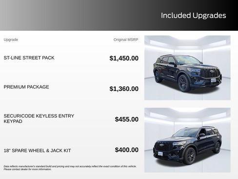 New 2026 Ford Explorer ST-Line w/ ST-Line Street Pack AWD/4WD image 3