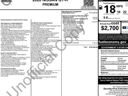 Used 2020 Nissan GT-R Premium image 24