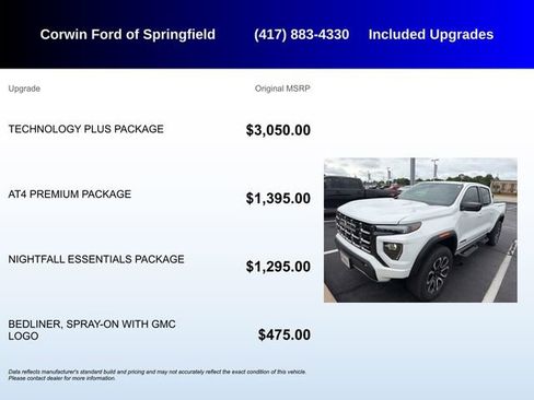 Used 2026 GMC Canyon AT4 w/ Technology Plus Package AWD/4WD image 5