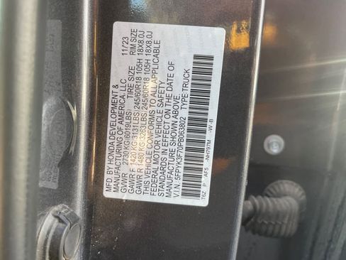 Used 2023 Honda Ridgeline RTL-E image 16