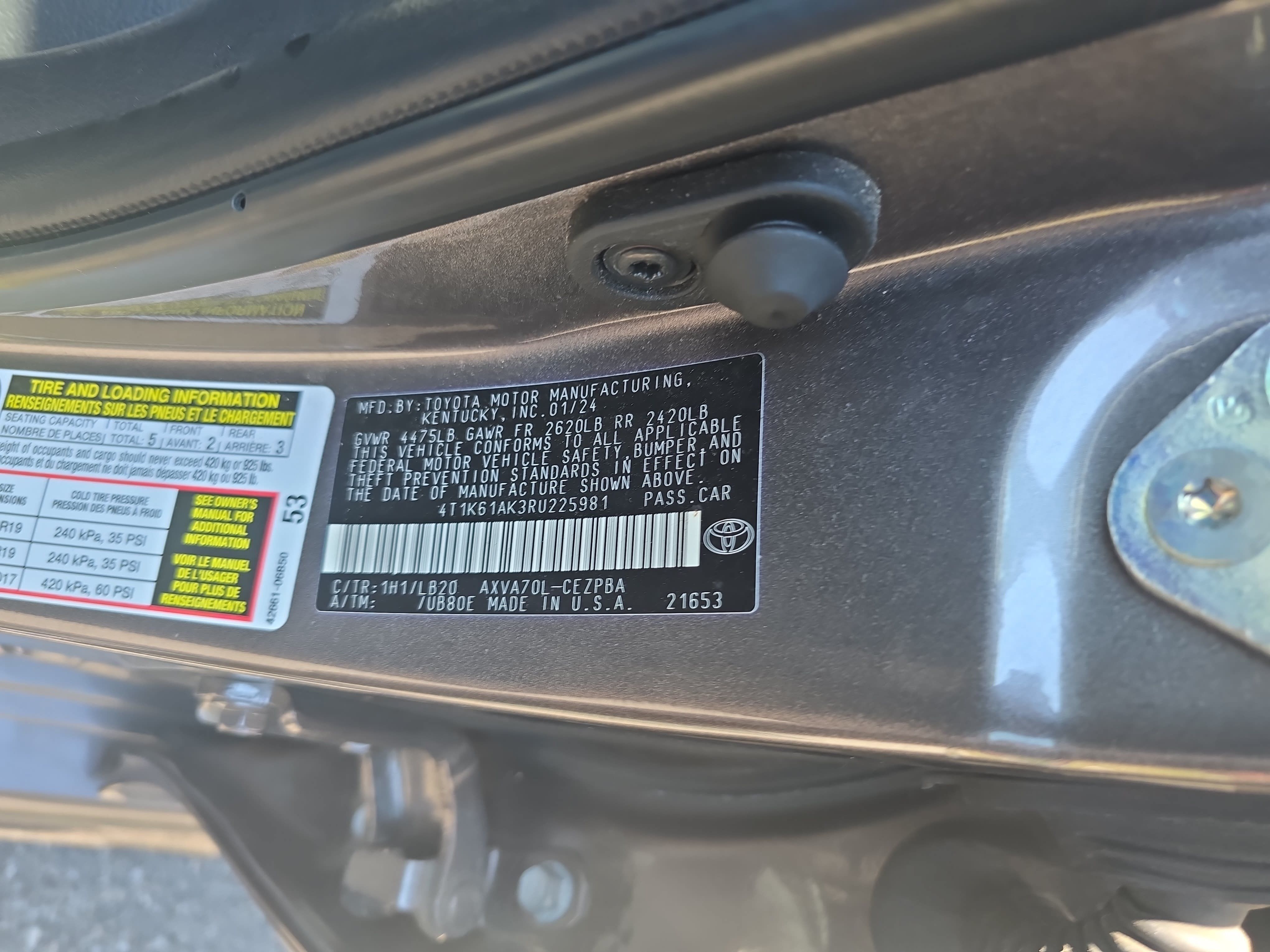 Used 2024 Toyota Camry XSE FWD image 34