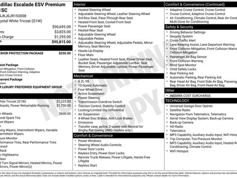 Used 2018 Cadillac Escalade ESV Premium Luxury AWD/4WD image 34
