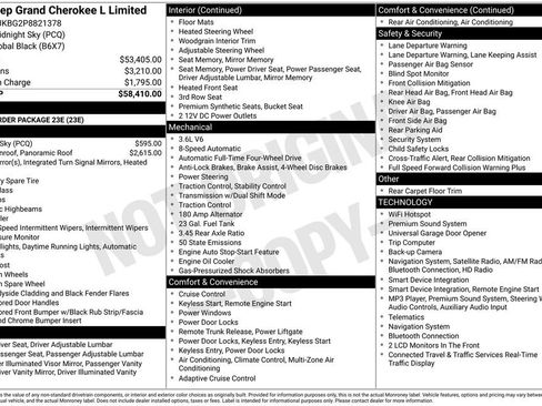 Used 2023 Jeep Grand Cherokee L Limited AWD/4WD image 28