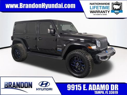 Used 2022 Jeep Wrangler Unlimited Sahara w/ Cold Weather Group image 1