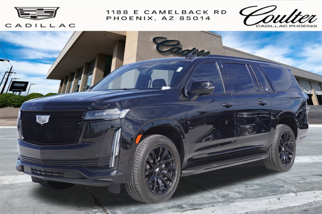 Used 2021 Cadillac Escalade ESV Sport w/ LPO, ONYX Package AWD/4WD image 1
