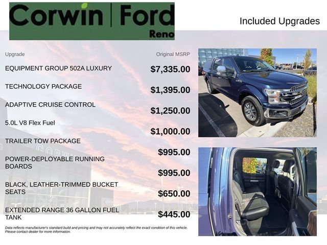 Used 2018 Ford F150 Lariat w/ Equipment Group 502A Luxury AWD/4WD image 3