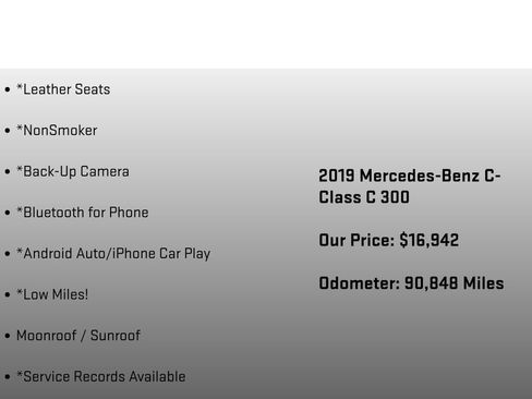Used 2019 Mercedes-Benz C 300 4MATIC Sedan w/ Premium Package image 6