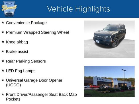 New 2025 Ford Bronco Sport Big Bend w/ Convenience Package image 5