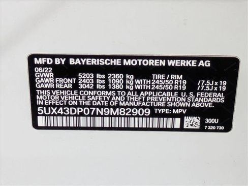 Used 2022 BMW X3 sDrive30i w/ Convenience Package RWD image 26
