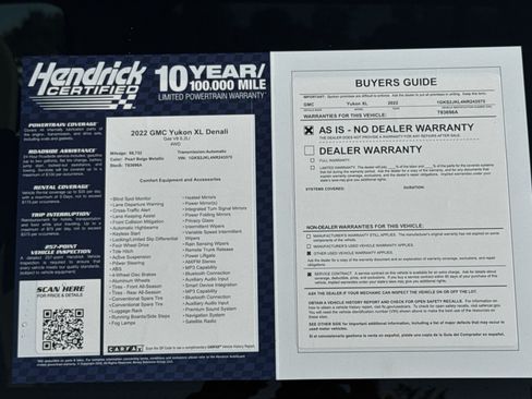 Used 2022 GMC Yukon XL Denali AWD/4WD image 40