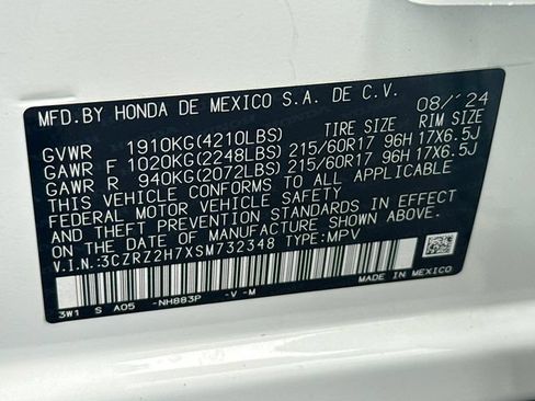 Certified 2025 Honda HR-V EX-L image 36