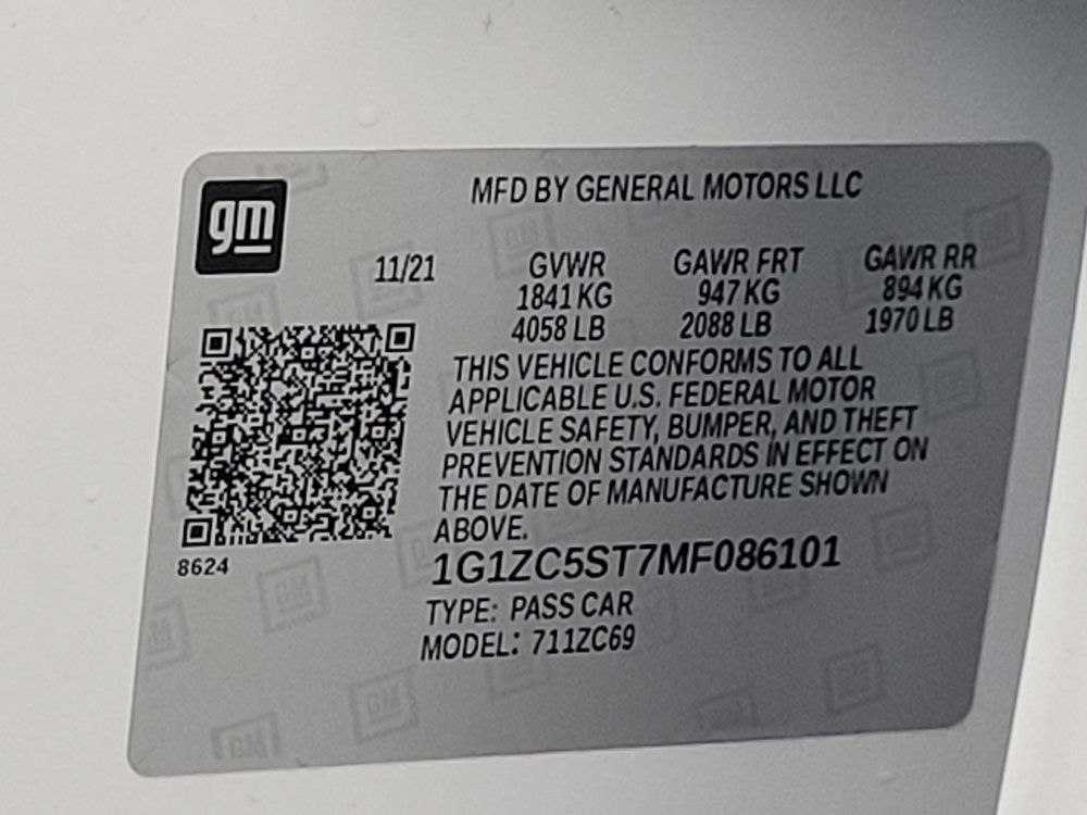 Used 2021 Chevrolet Malibu LS w/ Driver Confidence Package II FWD image 33