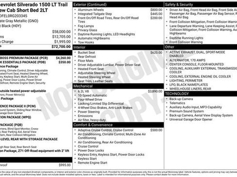 Used 2024 Chevrolet Silverado 1500 LT Trail Boss w/ LT Trail Boss Premium Package image 45