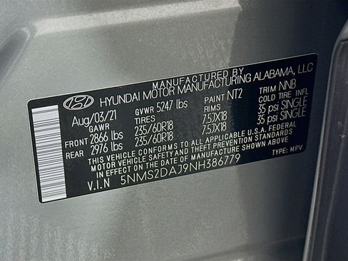 Used 2022 Hyundai Santa Fe SEL w/ Cargo Package image 12