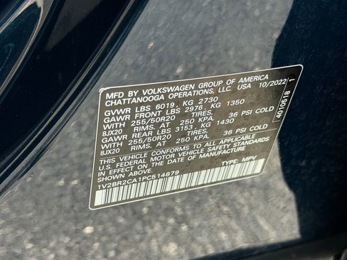 Used 2023 Volkswagen Atlas SEL AWD/4WD image 12