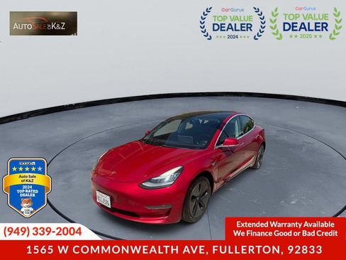 Used 2018 Tesla Model 3 Long Range RWD image 3