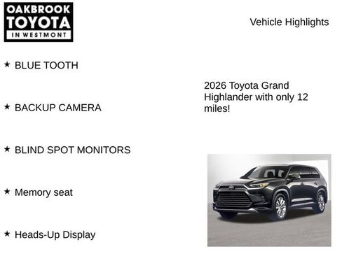 Certified 2026 Toyota Grand Highlander AWD image 6