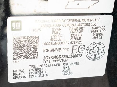 Used 2025 Cadillac XT5 Sportv w/ Technology Package AWD/4WD image 36