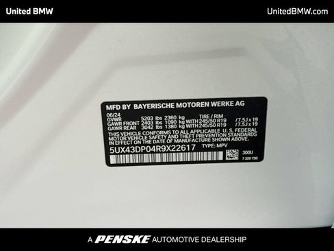 Certified 2024 BMW X3 sDrive30i w/ Convenience Package RWD image 22