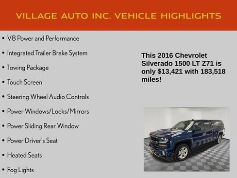 Used 2016 Chevrolet Silverado 1500 LT w/ All Star Edition AWD/4WD image 7