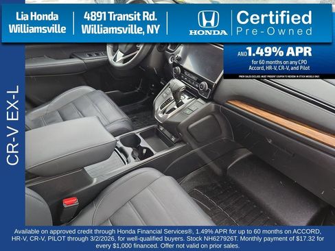 Certified 2022 Honda CR-V EX-L image 31