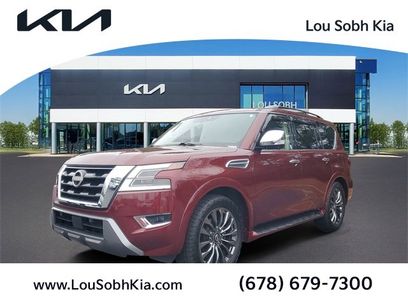 Used 2021 Nissan Armada Platinum w/ Captain's Chairs Package