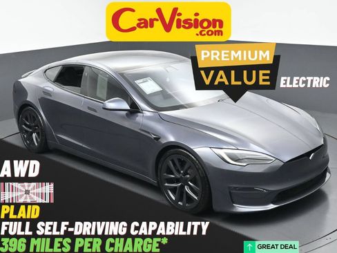 Used 2022 Tesla Model S Plaid AWD/4WD image 1