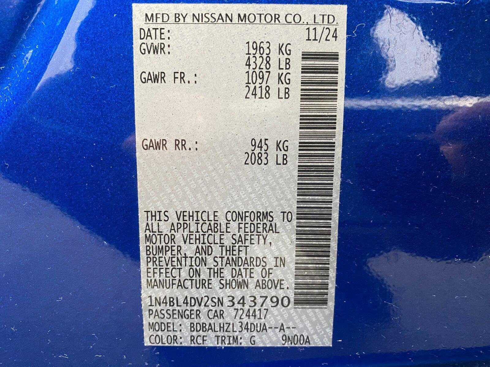 Certified 2025 Nissan Altima 2.5 SV FWD image 28