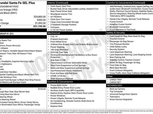 Used 2019 Hyundai Santa Fe SEL image 9