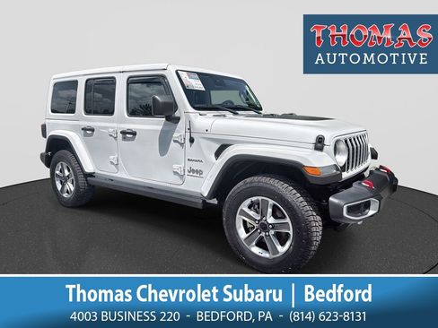 Used 2024 Jeep Wrangler Unlimited Sahara w/ Safety Group AWD/4WD image 1